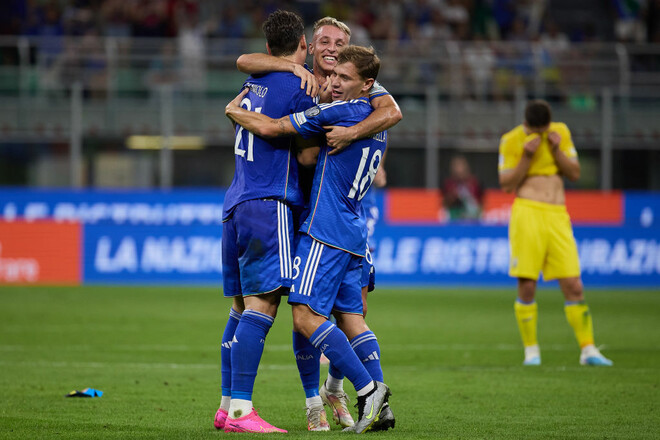 Италия остается самым неудобным соперником сборной Украины