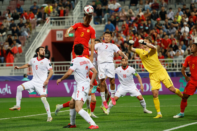 Великую стену не пробили. Китай сыграл вничью с Таджикистаном на Кубке Азии