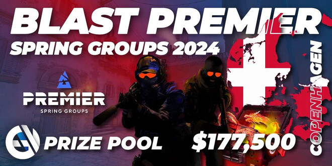 Стало відомим жеребкування чотирьох груп турніру BLAST Spring Groups 2024
