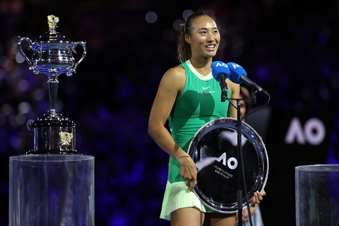 Чжэн Циньвень прокомментировала поражение в финале Australian Open 2024