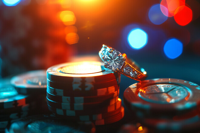 Покер объединяет сердца. Мужчина сделал предложение девушке в игровом клубе