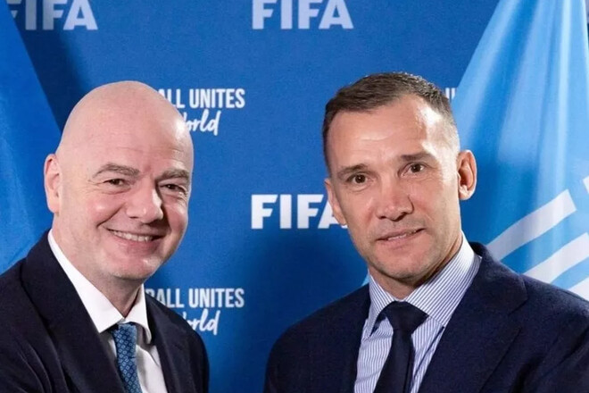 ФОТО. Президент ФІФА відреагував на зустріч з Шевченком у Парижі