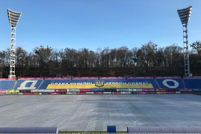 Динамо определилось с укрытием для матчей УПЛ на клубном стадионе