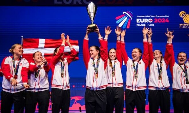 Збірні Данії виграли командний чемпіонат Європи з бадмінтону