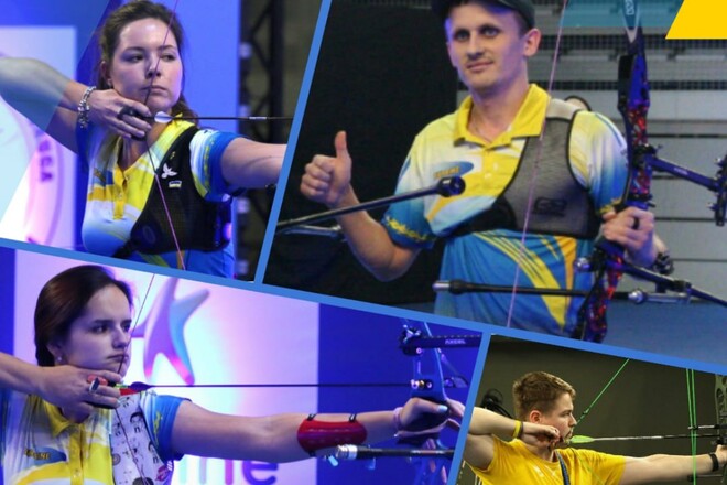 Сборная Украины заняла 2-е место в медальном зачете ЧЕ по стрельбе из лука