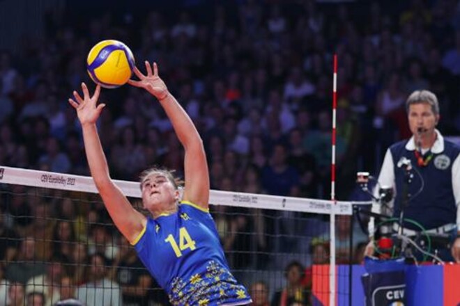 Женская сборная Украины проиграла Нидерландам в трех партиях