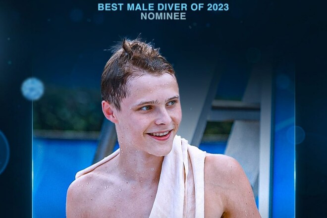 Алексей Середа претендует на лучшего спортсмена года от European Aquatics