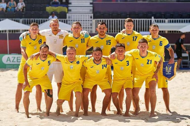 Збірна України з пляжного футболу входить до топ-20 світового рейтингу