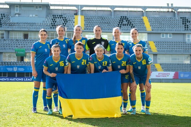 Женская сборная Украины занимает 34-е место в рейтинге ФИФА