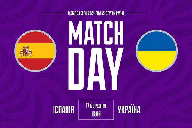 Украина WU-17 проводит матч отбора ЧЕ-2024 против сверстниц из Испании