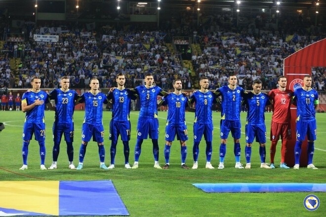 Став відомий стартовий склад Боснії і Герцеговини на матч з Україною