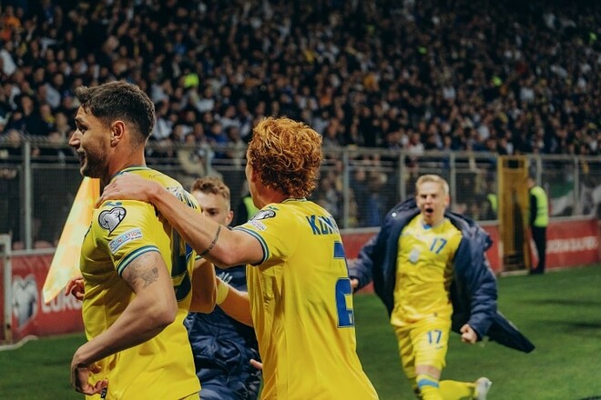 Сборная Украины 13-й раз в истории одержала победу в первой игре года
