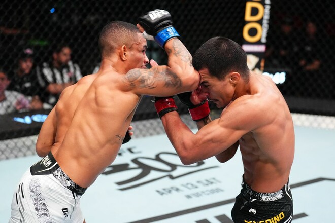 ВИДЕО. Бразильский боец впервые проиграл в UFC, укусив соперника