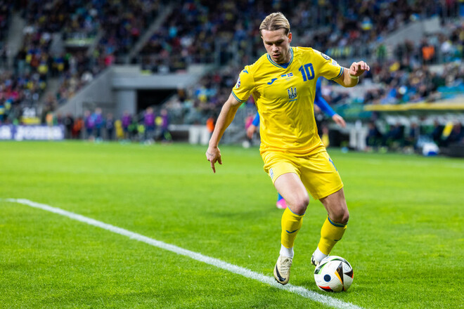 Мудрик забил юбилейный гол «англичан» в сборной Украины