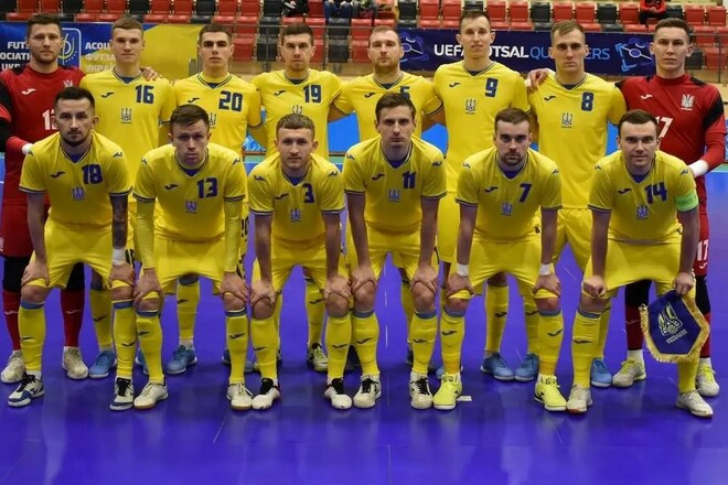 Стал известен состав сборной Украины по футзалу на турнир в Литве