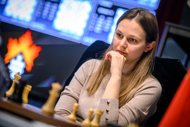 Анна Музичук у Турнірі претенденток випустила перемогу в партії з китаянкою