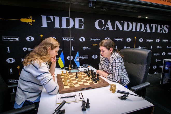 Анна Музычук в Торонто сыграла вничью с шахматисткой-нейтралкой