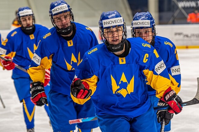 ЧМ по хоккею U-18. Украина в сложном матче переиграла Данию