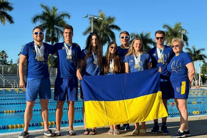 Украинцы завоевали 16 медалей на этапе Кубка мира по подводному спорту