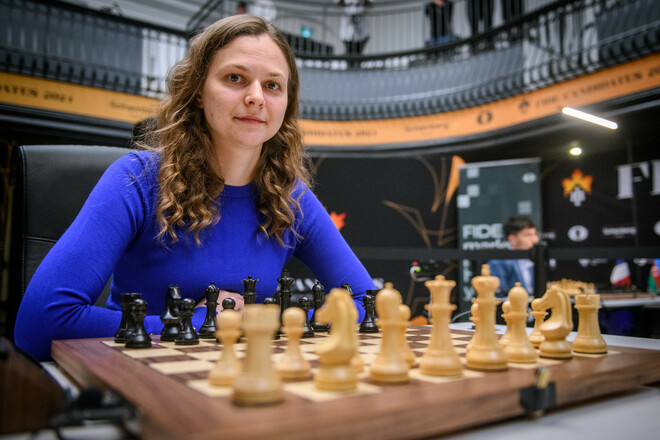 Музичук програла індійській шахістці у 12-му турі Турніру претендентів