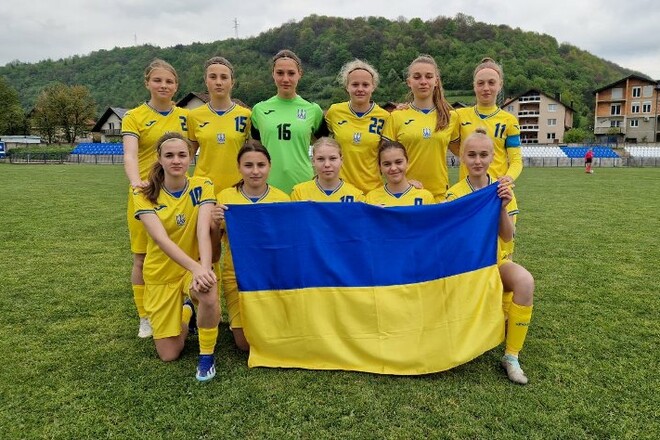 Сборная Украины WU-16 стала победителем Турнира развития УЕФА в Боснии