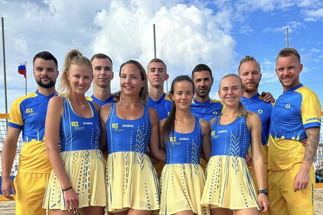 Сборная Украины сыграет на чемпионате Европы по пляжному теннису