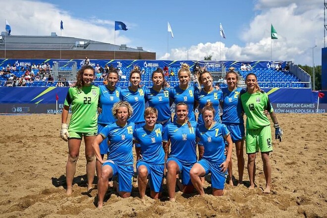 Женская сборная Украины по пляжному футболу сыграет в Евролиге 2023