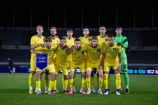 Юношеская сборная Украины победила Марокко на турнире в Сеуле
