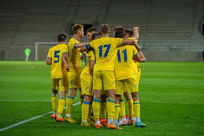 Украина U-21 – лидер группы F отбора на Евро-2025. Турнирная таблица