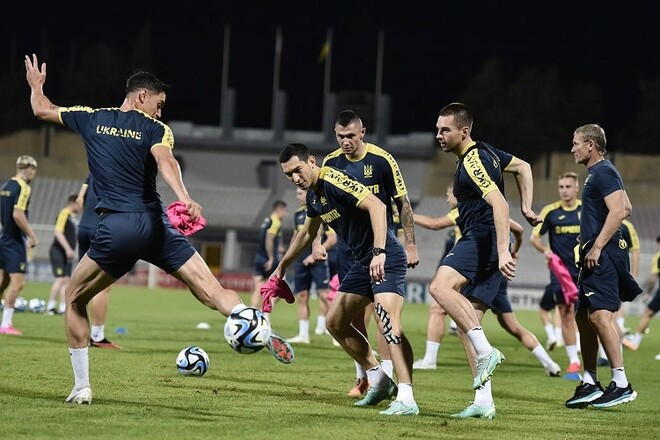 ФОТО. Сборная Украины провела тренировку перед игрой против Мальты