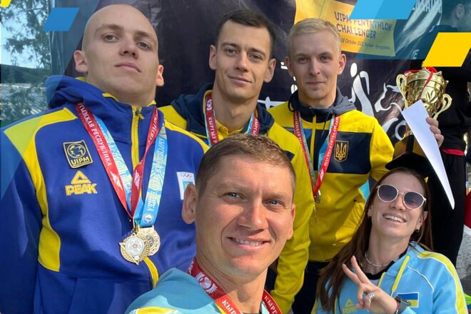 Украинские пятиборцы завоевали серебро в команде на челленджере в Бишкеке