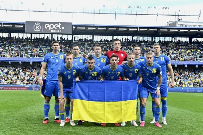 Сборная Украины поднялась на 22-е место в рейтинге ФИФА