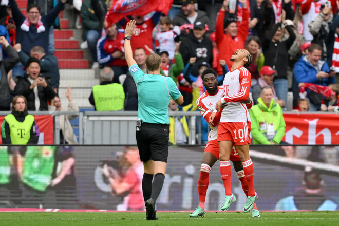 В первом тайме матча Бавария – Дармштадт удалили трех футболистов