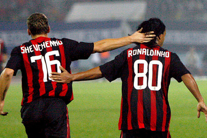 Роналдиньо – главная футбольная икона 2000-х, Шевченко – 27-й