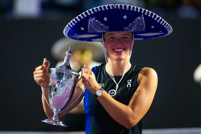 Свёнтек в 22 года выиграла 8 из 14 самых крупных турниров в женском теннисе
