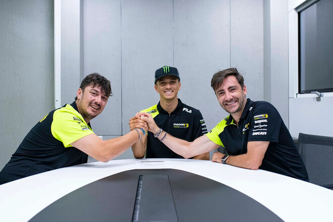 MotoGP. Марини продлил контракт с командой VR46 на следующий сезон