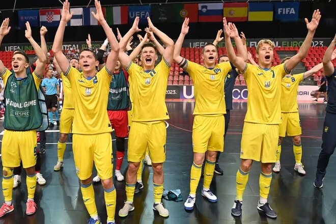 Сборная Украины U-19 сыграет полуфинальный матч ЧЕ по футзалу