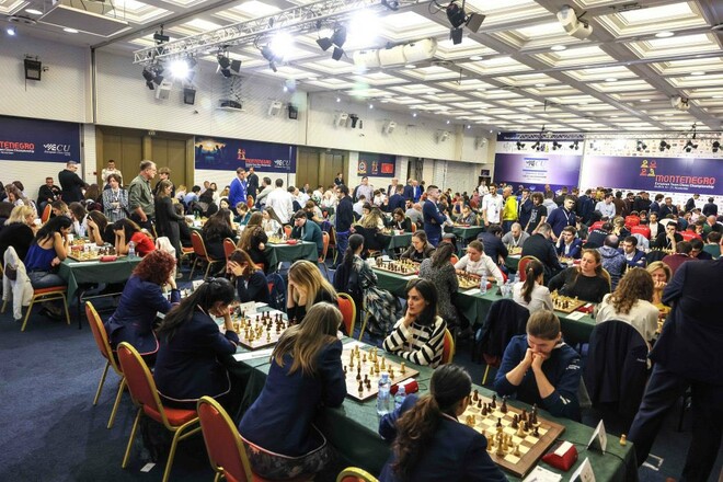 Жіноча збірна України з шахів програла Угорщині у 3-му турі ЧЄ-2023