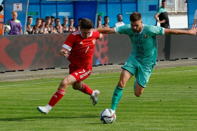 Сыграли два агрессора: россия U-21 провела матч с молодежкой беларуси