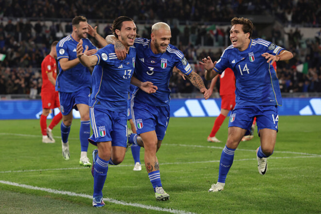 ВИДЕО. Назло Украине. Италия забила трижды Северной Македонии за 1-й тайм