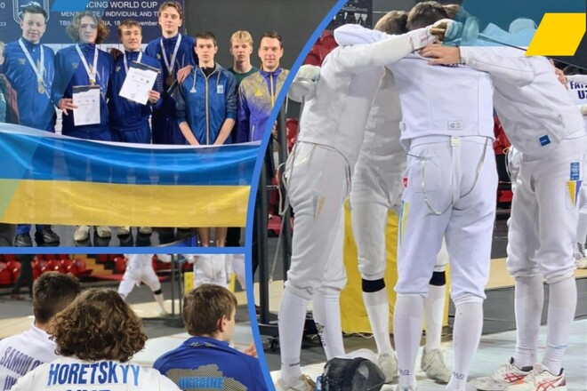 Украинские шпажисты стали бронзовыми призерами этапа КМ среди юниоров