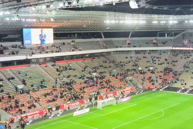 ВИДЕО. Как выглядит Бай-Арена за час до матча Украина – Италия