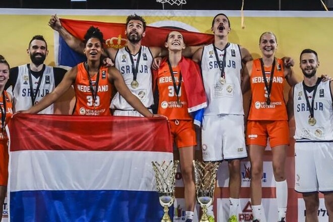 Сборные Сербии и Нидерландов выиграли чемпионат Европы 3х3