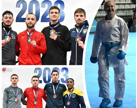 Украинцы завоевали три медали на соревнованиях по карате в Португалии