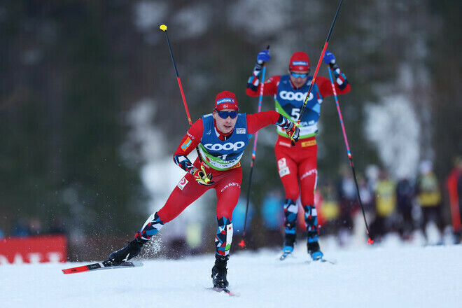 Лыжные гонки. Норвежцы выиграли естафету в Елливаре