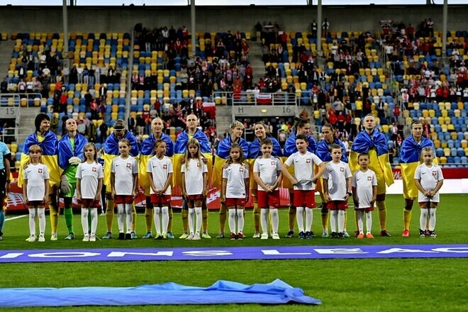 Известен стартовый состав сборной Украины на матч женской Лиги наций