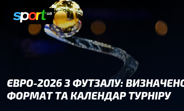 Євро-2026 з футзалу: визначено формат та календар турніру