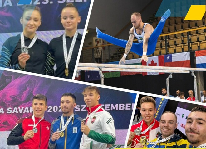 Верняев выиграл брусья. Украинцы взяли 7 медалей на соревнованиях в Венгрии
