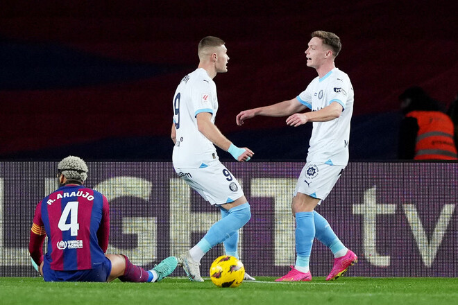 Довбик и Цыганков вдвоем организовали четыре гола в текущем сезоне Ла Лиги