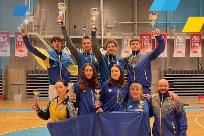 Юные украинские шпажисты взяли две медали на соревнованиях в Копенгагене